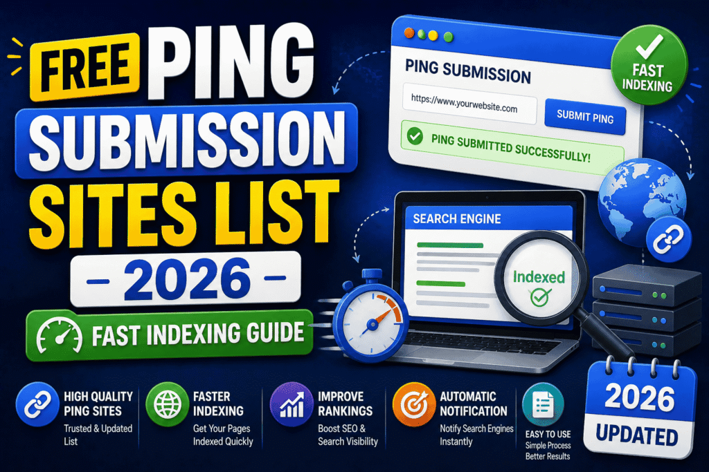 Ping Submission Sites