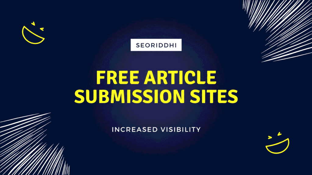 article submission sites