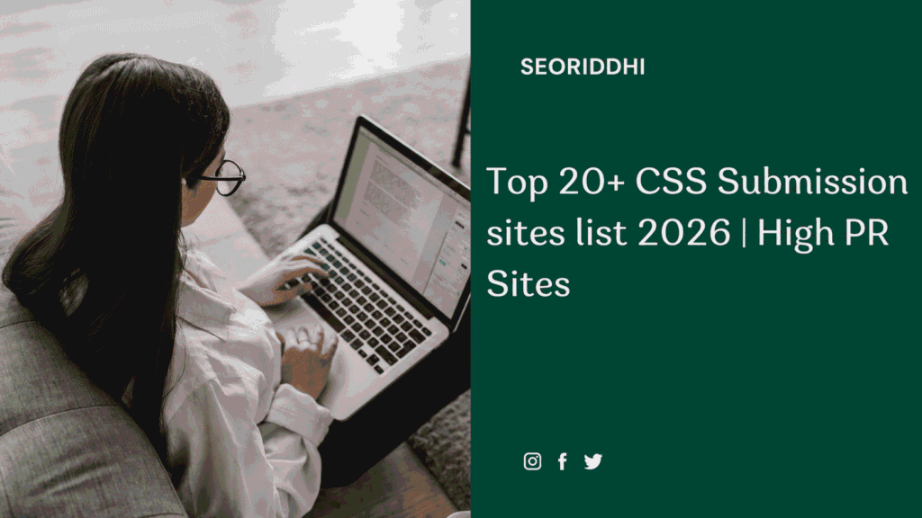 css submission sites
