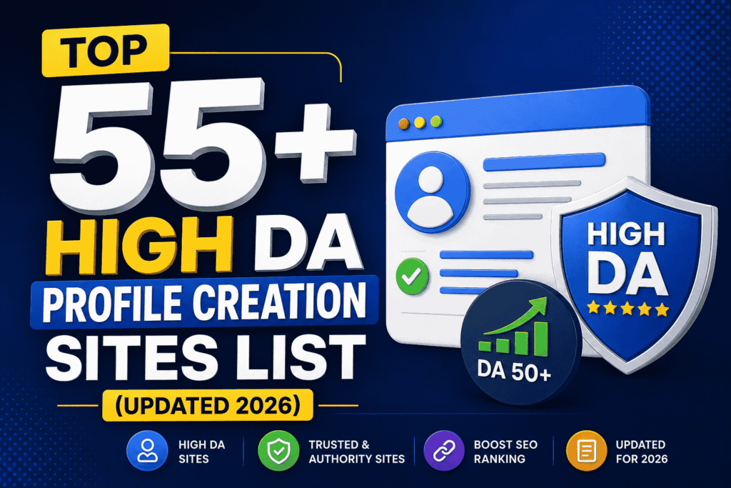 profile creation sites