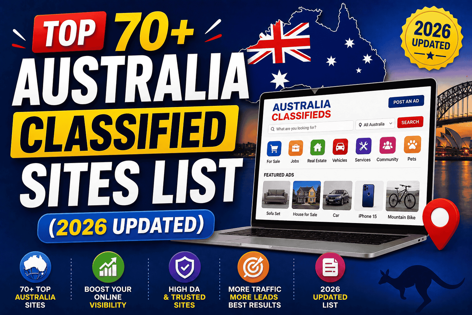 Australia classified sites list