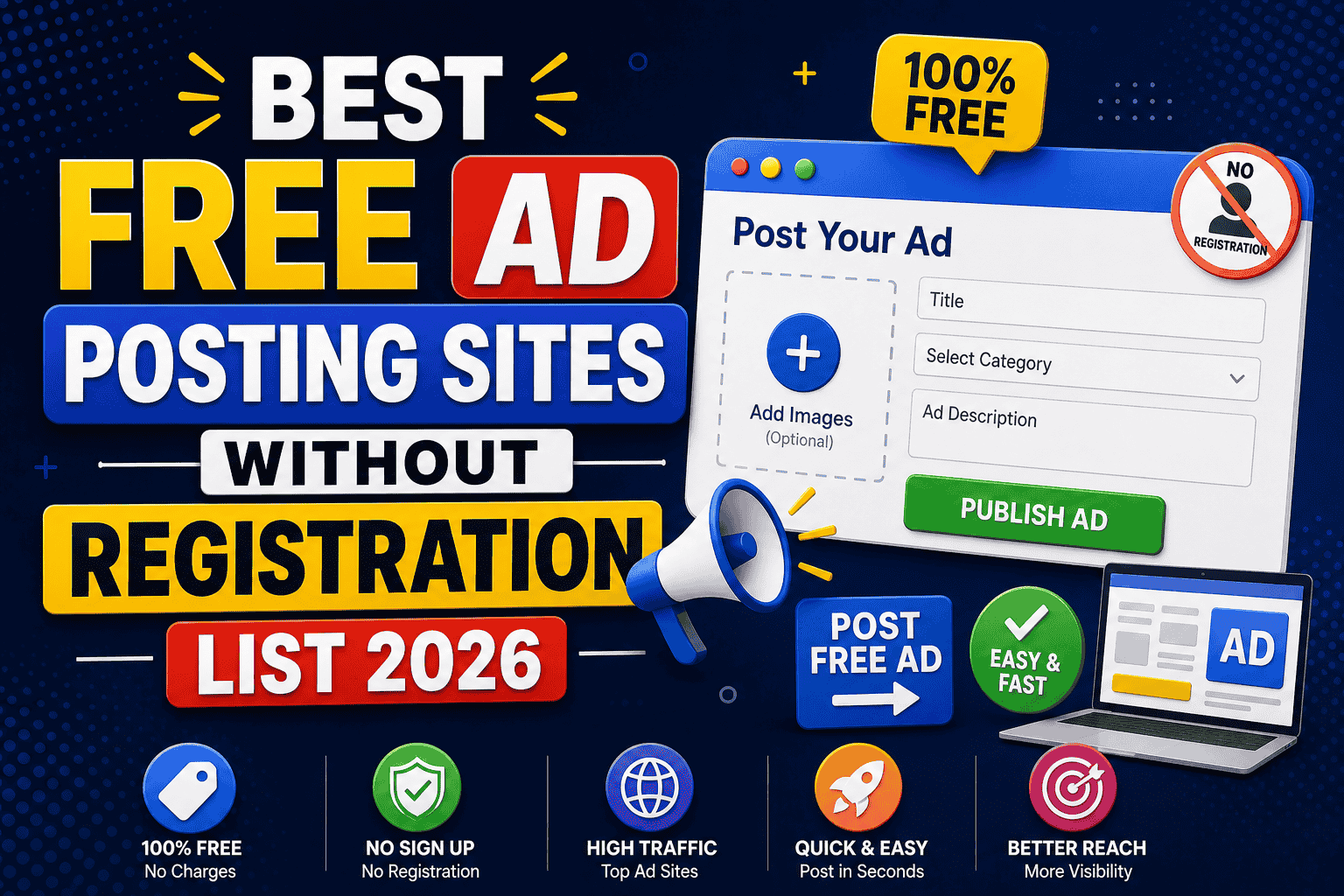 free ad posting sites without registration