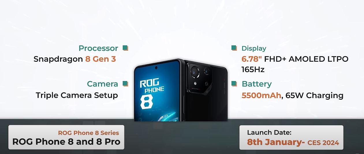 ROG Phone 8 and 8 Pro